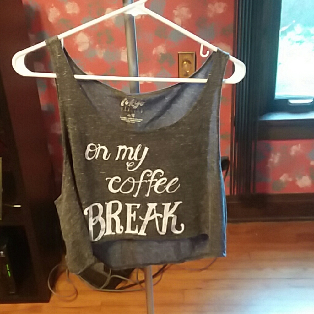Coffee break crop top